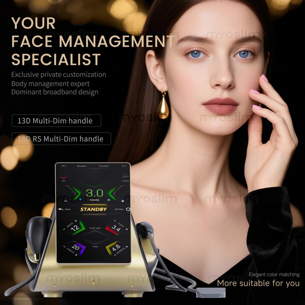 Professional 22D MAX HI Beauty Equipment Machine for Facial Tightening Slimming And Fat Reduction Latest Model