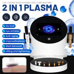 2 in 1 Ozone Gold Plasma Facial Treatment Machine Painless Efficient Skin Lifting And Freckle Removal Beauty Skin Care Device