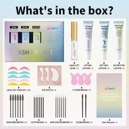 Libeauty 10ml Lash Lift Kit Eyelash Lift Kit & Brow Lamination Kit With Lash Lift Balm Tubular Precision Design For At Home Use