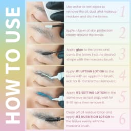 Libeauty 10ml Lash Lift Kit Eyelash Lift Kit & Brow Lamination Kit With Lash Lift Balm Tubular Precision Design For At Home Use