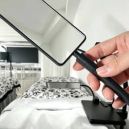 3Pack Eyelash Extension Mirror with Clip, Hands-free Lash Inspection Mirror Connector & Tray Holder Stand for Lash Artist Tools