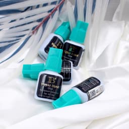 5 PCS IB Hyper Bond Cyan Cap Adhesive Eyelash Extension Lash Glue Korea Supplies Quick Dry Long Retention Time Low Irritation