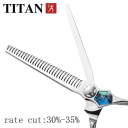 Titan Barber Hair Scissors Professional Grade Hairdressing Shears for Stylists Cutting Thininng CNC Japan Steel Hair Scissors
