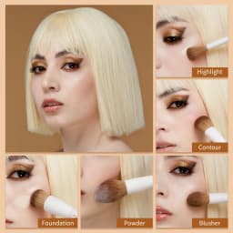 Jessup 14 Pcs Makeup Brush Set, Professional Synthetic Soft Foundation Powder Blending Eye Shadow Contour Liner Brushes Kit T329