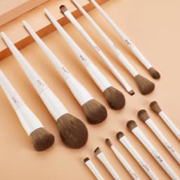 Jessup 14 Pcs Makeup Brush Set, Professional Synthetic Soft Foundation Powder Blending Eye Shadow Contour Liner Brushes Kit T329