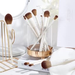 Jessup 14 Pcs Makeup Brush Set, Professional Synthetic Soft Foundation Powder Blending Eye Shadow Contour Liner Brushes Kit T329