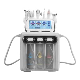 6 in1 H2-O2 Hydro Dermabrasion RF Bio-lifting Spa Facial Hydro Facial Microdermabrasion Machine Water Dermabrasion Beauty machin