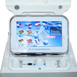 6 in1 H2-O2 Hydro Dermabrasion RF Bio-lifting Spa Facial Hydro Facial Microdermabrasion Machine Water Dermabrasion Beauty machin