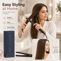 Small Flat Iron for Short Hair Pencil Flat Iron Mini Hair Straightener Ceramic Beard Straightener Tiny Hair Straightening Iron
