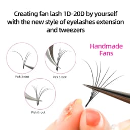 RUJADE 10 Trays/lot Wholesale Individual False Eyelashes Extension Mink Russian Volume Eyelashes Korea PBT Material Silk Lashes