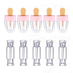 Lip Gloss Kit Moisturizing Clear Lip Gloss Base Gel 100ml with Lipgloss Tubes Pigment Powder Glitter Flavor Essence Oils DIY