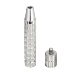 CNC 316L Stainless Steel Men's Manual Double Edge Safety Razor Travel Handle Removable (without blade)