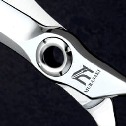 MURASAKI Top-Level Hairdressing Scissors, Japan VG10 Steel 6.5 Inch Barber Shears, Patented Hollowed-Out Design Hair Cutting Too