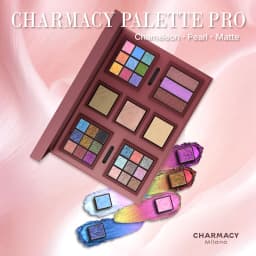 CHARMACY 33 Colors Chameleon Eyeshadow Palette High Pigment Waterproof Multichrome Shimmer Matte Contour Profesional Eye Makeup
