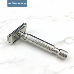 Kampfe Classic CNC Stainless Steel Double Edge Safety Polishing Razor for Men Grip Non-Irritating Father’s Day gift