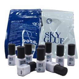 5/10pcs Original Korea Sky S+ Lashes Glue Lady Black Adhesive 1-2S Fast Dry Sky Zone Strong Eyelash Extension Glue Makeup Tools