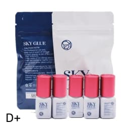 5/10pcs Original Korea Sky S+ Lashes Glue Lady Black Adhesive 1-2S Fast Dry Sky Zone Strong Eyelash Extension Glue Makeup Tools