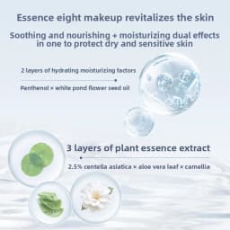 Makeup Flower Knows Shell Pearl Collection Primer Coloring Makeup Base Face Milk Brightening and Holding Make Up Concealer