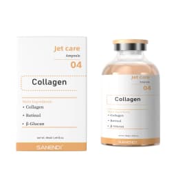 SANENDI Facial Skin Serum Ampoules Hydrating Brightening Skincare with Astaxanthin Copper Peptide PDRN Collagen Niacinamide HA