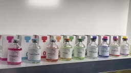 SANENDI Facial Skin Serum Ampoules Hydrating Brightening Skincare with Astaxanthin Copper Peptide PDRN Collagen Niacinamide HA