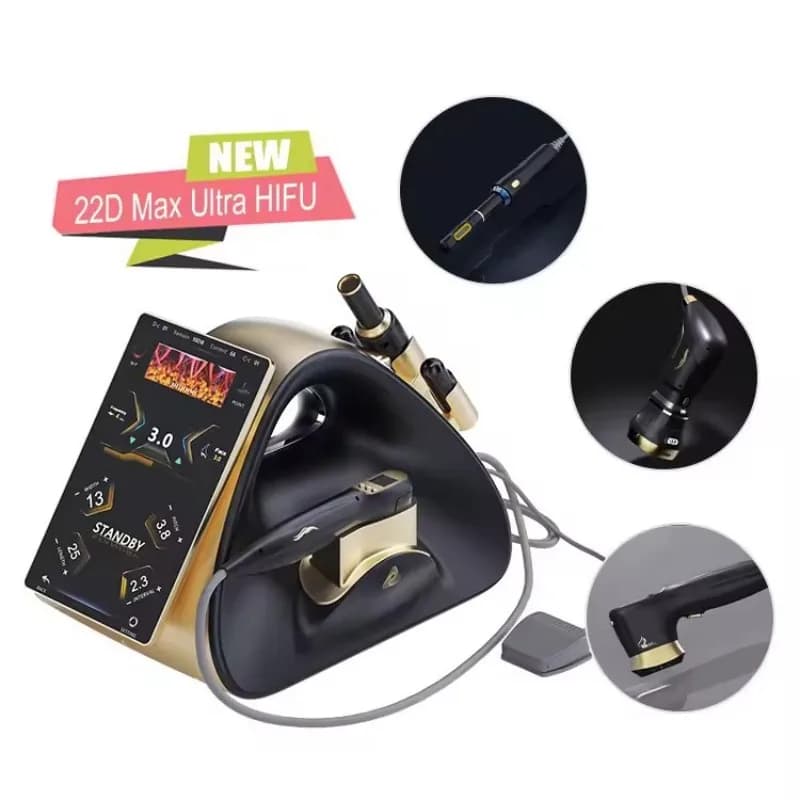 22D Max Machine with 3 Handles 13.3 Inch Touch Screen Face Neck Lifting Body Slimming Professional Salon Beauty Device