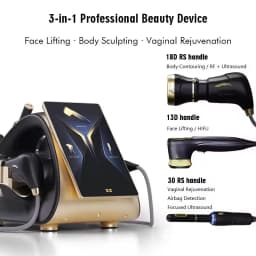 22D Max Machine with 3 Handles 13.3 Inch Touch Screen Face Neck Lifting Body Slimming Professional Salon Beauty Device