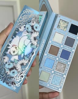 Anthemy 10 Color Matte Pearl Shimmer Glitter Chameleon Eyeshadow Palette