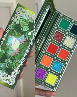 Anthemy 10 Color Matte Pearl Shimmer Glitter Chameleon Eyeshadow Palette
