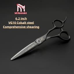 MURASAKI Professional hairdressing scissors,Japan VG10 Cobalt steel,High quality hair cutting scissors,Special design for barber