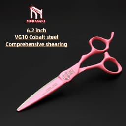 MURASAKI Professional hairdressing scissors,Japan VG10 Cobalt steel,High quality hair cutting scissors,Special design for barber
