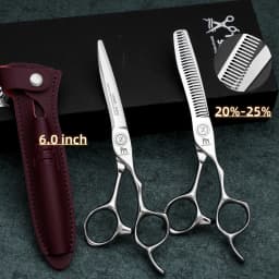 MURASAKI Professional hairdressing scissors,Japan VG10 Cobalt steel,High quality hair cutting scissors,Special design for barber