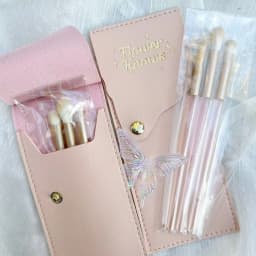Little Angel Eyeshadow Palette Hand Mirror Brush Set Delicate Matte Glow Shimmer Flowerknows Edens Angel Eyeshadows 3 piece set