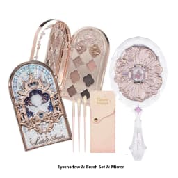 Little Angel Eyeshadow Palette Hand Mirror Brush Set Delicate Matte Glow Shimmer Flowerknows Edens Angel Eyeshadows 3 piece set