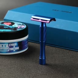 YAQI Shaving Set Blur Ghost 2.0 (Aluminum Version) Light Weight Safety Razor With Soap
