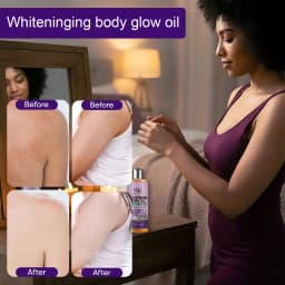 WK JALY Glow Boosting Whitening Glutathione And Lavender Body Oil, Moisturizer, For All Skin Types, Improve Rough Skin, 300ml