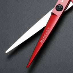 Hair Scissors Cutting+Thinning Set Salon Shears Barber Scissors Shop 6 Inch Hairdressing Scissors Professional High Quality Red