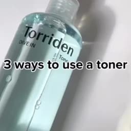 Torriden Dive In Low Molecular Hyaluronic Acid Toner 300ml,Transparent Water-Like Essence,Oil-Free,Korean Skincare,Korean Makeup