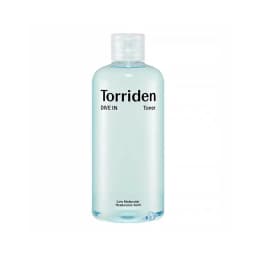 Torriden Dive In Low Molecular Hyaluronic Acid Toner 300ml,Transparent Water-Like Essence,Oil-Free,Korean Skincare,Korean Makeup