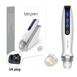 Best Microneedling Pen Bio Pen Q2 EMS Derma Pen With 2 pcs Automatic Serum needles gifts - Led Light Therapy Beauty Equipment