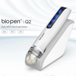 Best Microneedling Pen Bio Pen Q2 EMS Derma Pen With 2 pcs Automatic Serum needles gifts - Led Light Therapy Beauty Equipment