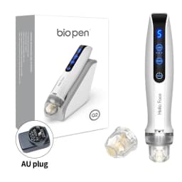 Best Microneedling Pen Bio Pen Q2 EMS Derma Pen With 2 pcs Automatic Serum needles gifts - Led Light Therapy Beauty Equipment