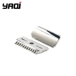 YAQI Vostok 70OC 316 Stainless Steel Polished Dual Comb Safety Razor Head with 0.7mm Blade Gap