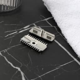 YAQI Vostok 70OC 316 Stainless Steel Polished Dual Comb Safety Razor Head with 0.7mm Blade Gap