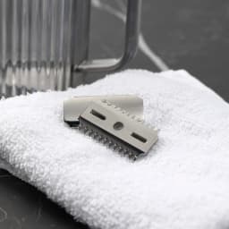 YAQI Vostok 70OC 316 Stainless Steel Polished Dual Comb Safety Razor Head with 0.7mm Blade Gap