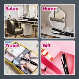 Hair Straightener Infrared and Ultrasonic Profession Cold Hair Care Iron Treatment for Frizzy Dry Recovers Damage Flat Irons