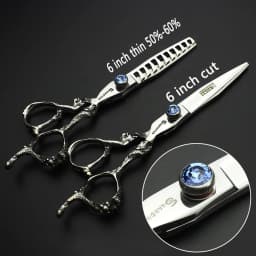 5.5/6/6.5/7/7.5/8/9 Inch Professional Hairdressing Scissors Barbershop Hair Cutting Shears Barber Thinning Japan Hair Scissors