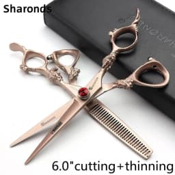 5.5/6/6.5/7/7.5/8/9 Inch Professional Hairdressing Scissors Barbershop Hair Cutting Shears Barber Thinning Japan Hair Scissors