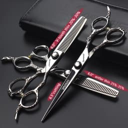 5.5/6/6.5/7/7.5/8/9 Inch Professional Hairdressing Scissors Barbershop Hair Cutting Shears Barber Thinning Japan Hair Scissors