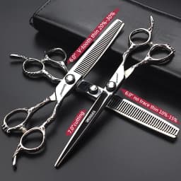5.5/6/6.5/7/7.5/8/9 Inch Professional Hairdressing Scissors Barbershop Hair Cutting Shears Barber Thinning Japan Hair Scissors