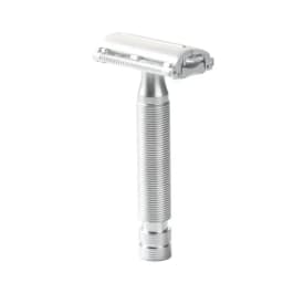 2026 Flash Sale！YAQI Monarch Matte Chrome Color Safety Razor - Hypoallergenic length 85mm Man grooming Shaving tool 0.90mm gap